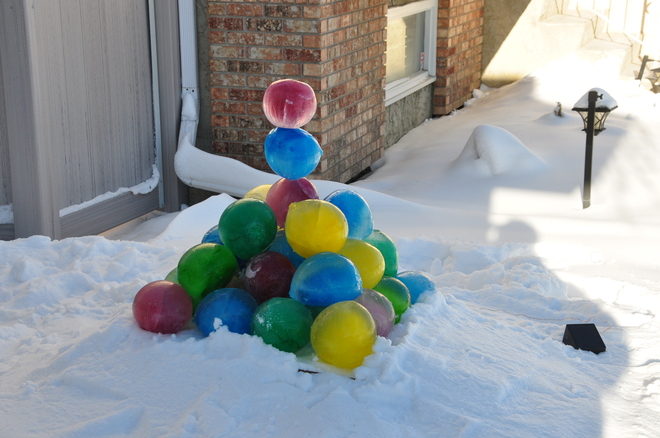 When life gives you -30, make ice sculptures. Calgary, Alberta Canada