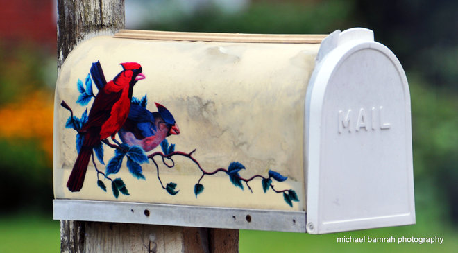 Decorated Rural Mailbox Brooklin, Ontario Canada