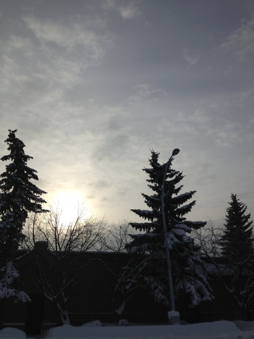 sunrise today Callingwood, Alberta Canada