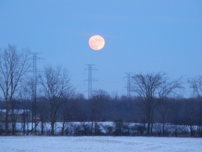 Cold Moon Tillsonburg, Ontario Canada
