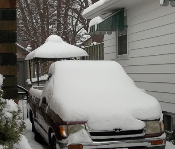 Snowy Truck St. Catharines, Ontario Canada