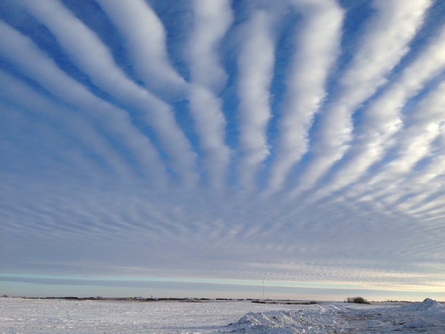 Street Clouds Bethune, Saskatchewan Canada