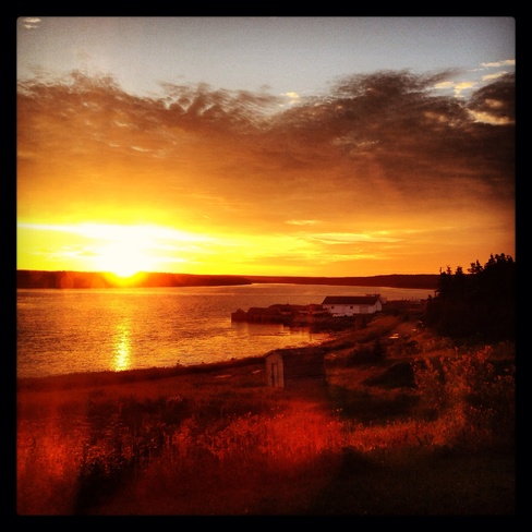 Sunrise in Nfld Sandy Cove, St. Barbe North, Newfoundland and Labrador Canada