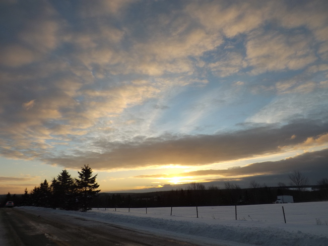 sunrise Coldbrook, Nova Scotia Canada