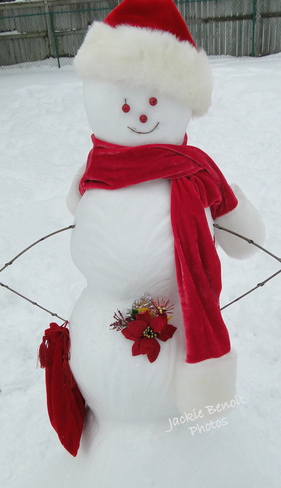 Christmas Snowman Kitchener, Ontario Canada