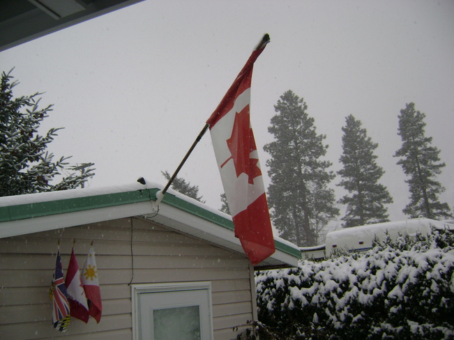 Canada in Snow Keremeos, British Columbia Canada