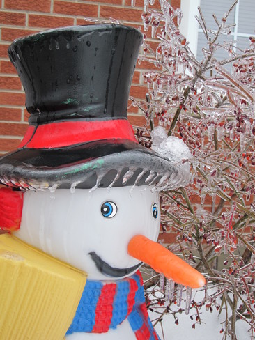 Ice is Nice..for Snowmen ! Cobourg, Ontario Canada