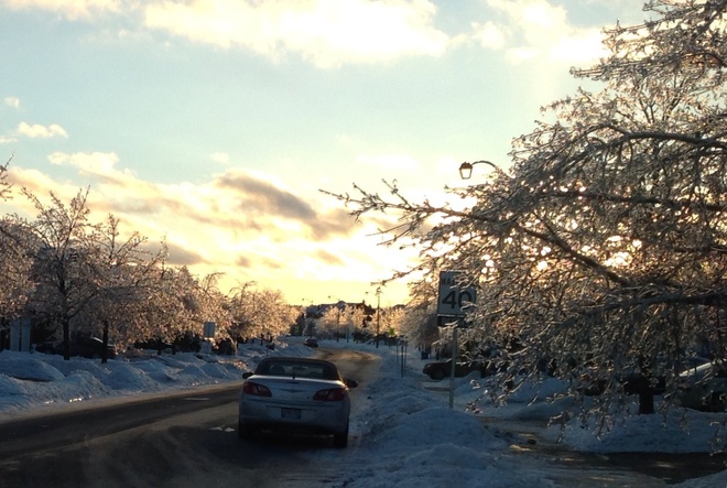 Day 3 after the storm Brampton, Ontario Canada