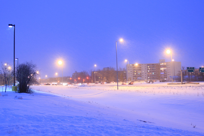 Christmas Eve snow in Winnipeg: 