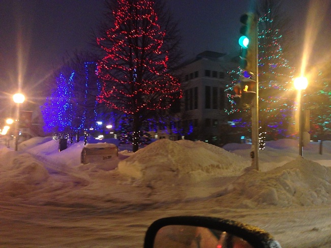 Holiday Winter Lighting Moncton, New Brunswick Canada