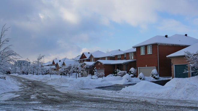 Morning Snow Richmond Hill, Ontario Canada