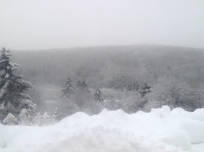 a bit o snow Antigonish, Nova Scotia Canada