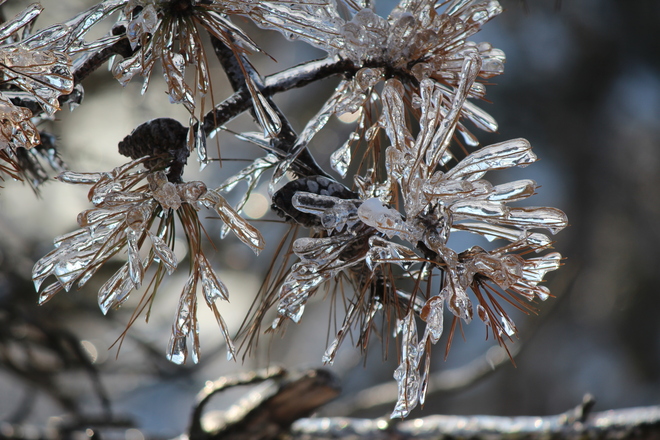 Ice Abstract Pickering, Ontario Canada