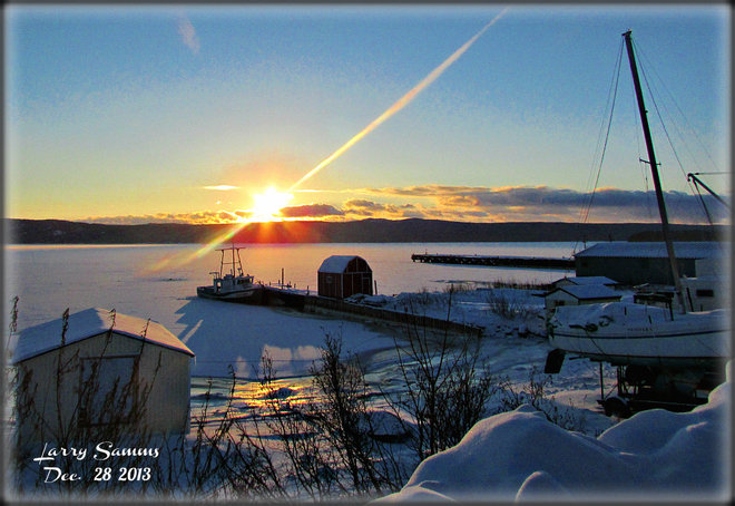"Sunrise Over Halls Bay" Springdale, Newfoundland and Labrador Canada