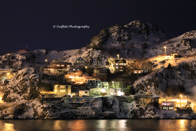 The Battery at night St. John's, Newfoundland and Labrador Canada