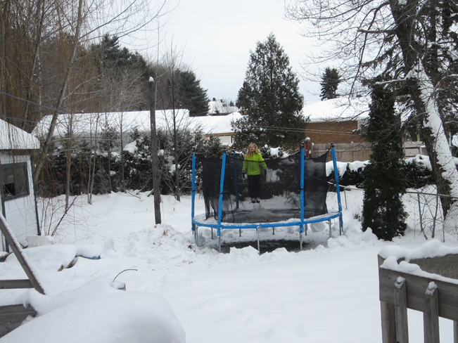 Snow Trampolining Sault Ste. Marie, Ontario Canada