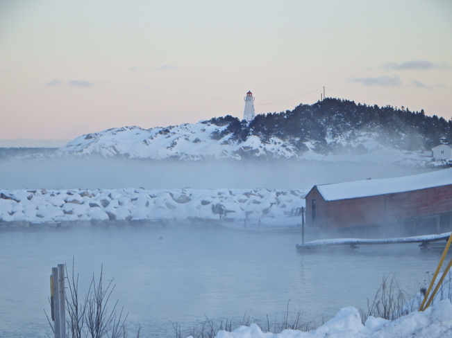 Vapour on the Water Hant's Harbour, Newfoundland and Labrador Canada