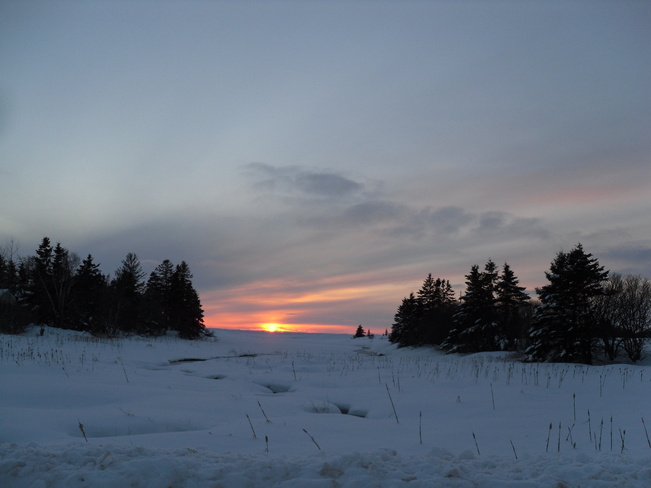 Winter Scene Borden-Carleton, Prince Edward Island Canada