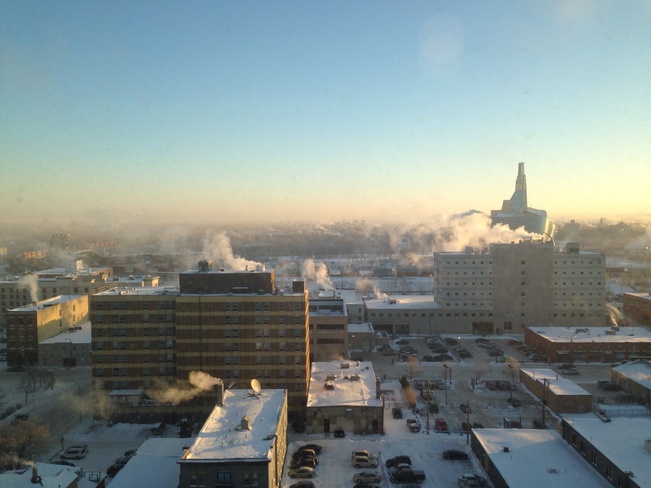 Morning view Winnipeg, Manitoba Canada