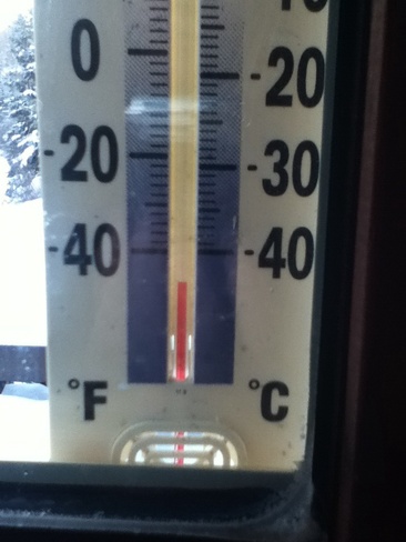 coldest in many years! Sioux Narrows, Ontario Canada
