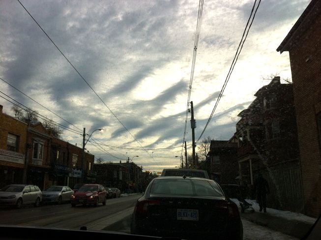 More Clouds over Roncesvalles Toronto, Ontario Canada