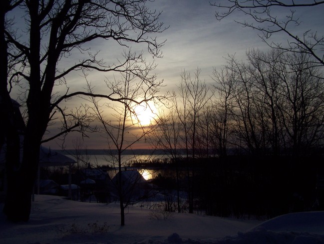 Beautiful Sunrise in Early January 2014! Baddeck, Nova Scotia Canada