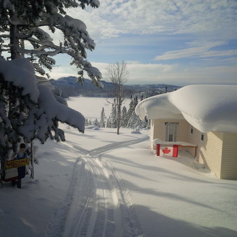 Beautiful winters day at the cabin.. Corner Brook, Newfoundland and Labrador Canada