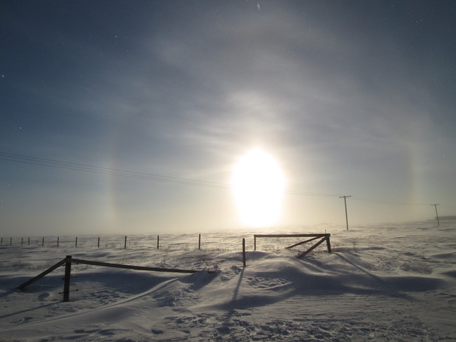 Cold Cold Kindersley, Saskatchewan Canada