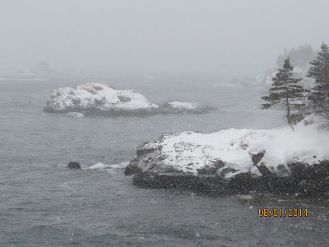 cold weather Rock Harbour, Newfoundland and Labrador Canada