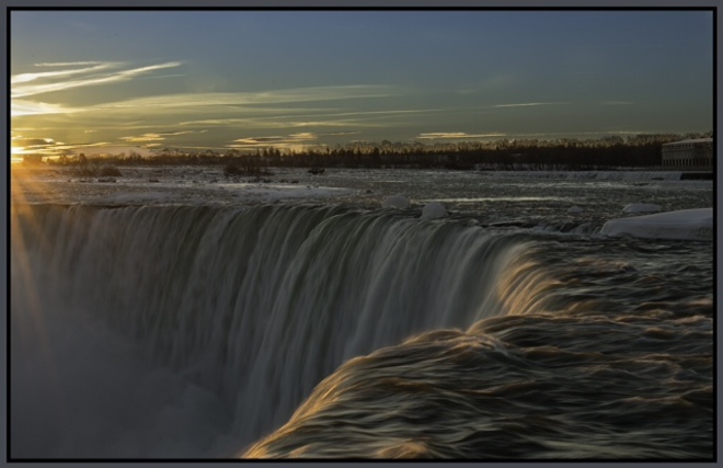 sunrise over Niagara Falls Niagara Falls, Ontario Canada