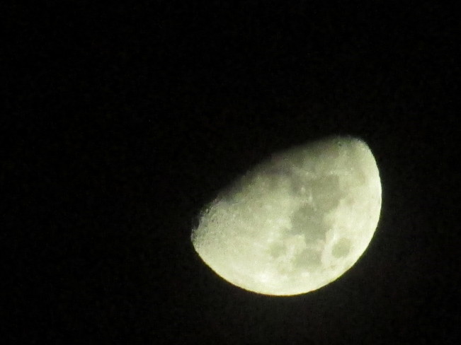 The moon 2am this morning 