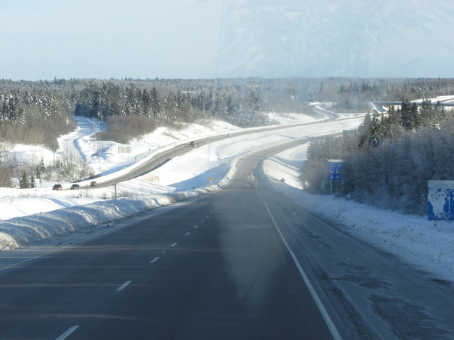 On the Highway Just Before Sackville 