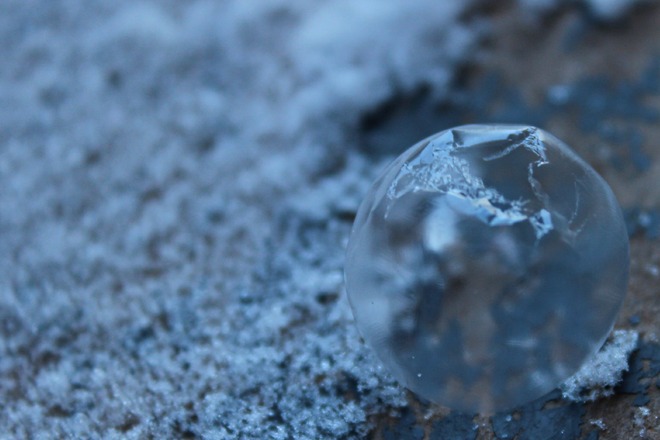 Icy Bubble Lachine, Quebec Canada