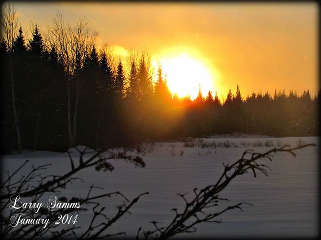 "January Sunset" Springdale, Newfoundland and Labrador Canada