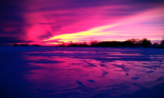 Sunset over the Bay of Quinte Trenton, Ontario Canada