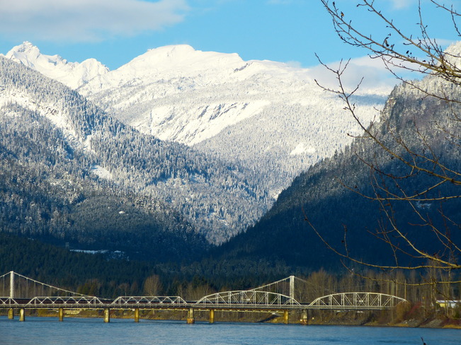 winter day Revelstoke, British Columbia Canada