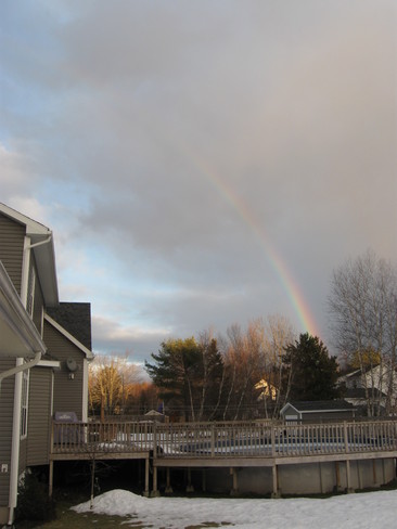 Winter Rainbow Kingston, Nova Scotia Canada