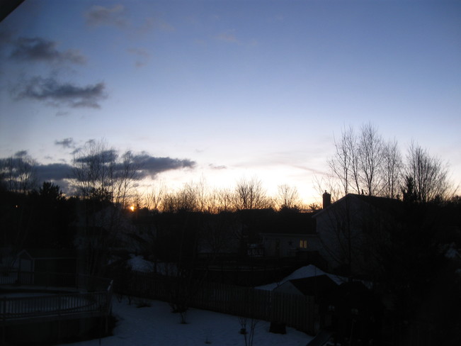 Beautiful Winter Sunrise Kingston, Nova Scotia Canada