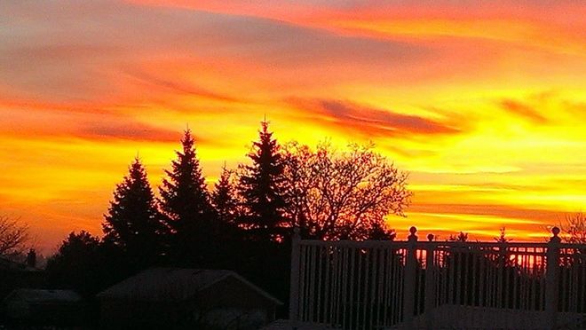Beautiful Sky Whitby, Ontario Canada