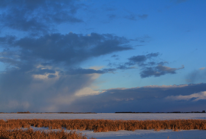 Windblown Clouds Dalmeny, Saskatchewan Canada