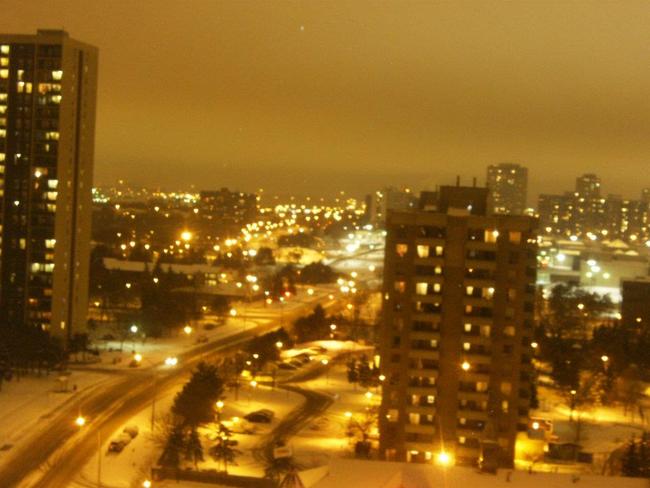 Snowfall @ 3 AM(2) Brampton, Ontario Canada