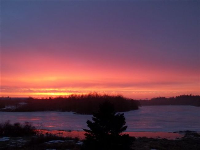 Beautiful Morning Sky Saint John, New Brunswick Canada