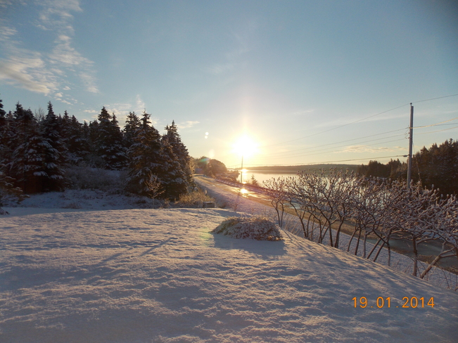 sunrise over little liscomb hbr. Liscomb, Nova Scotia Canada