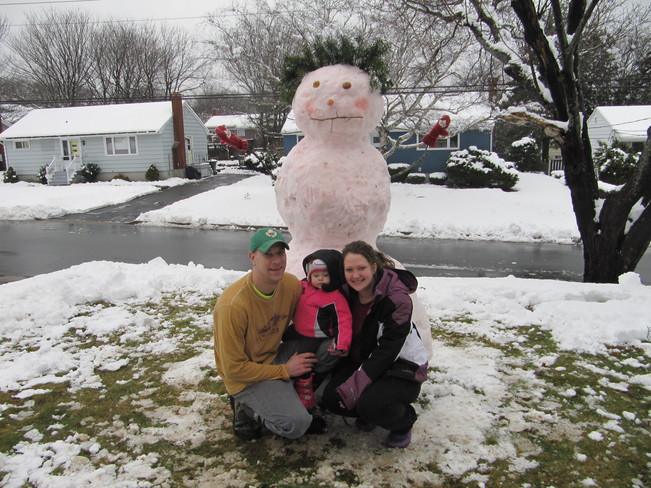 My first snowman Halifax, Nova Scotia Canada