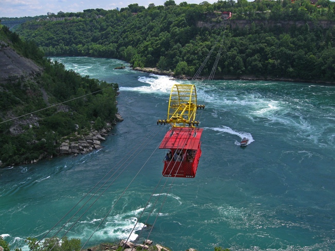 Gondola over the Whirlpool Niagara Falls, Ontario Canada