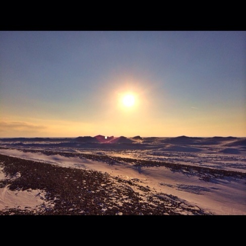 Frozen Lake Huron Goderich, Ontario Canada