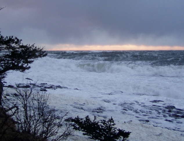 The Storms Last White Water Winds Digby, Nova Scotia Canada