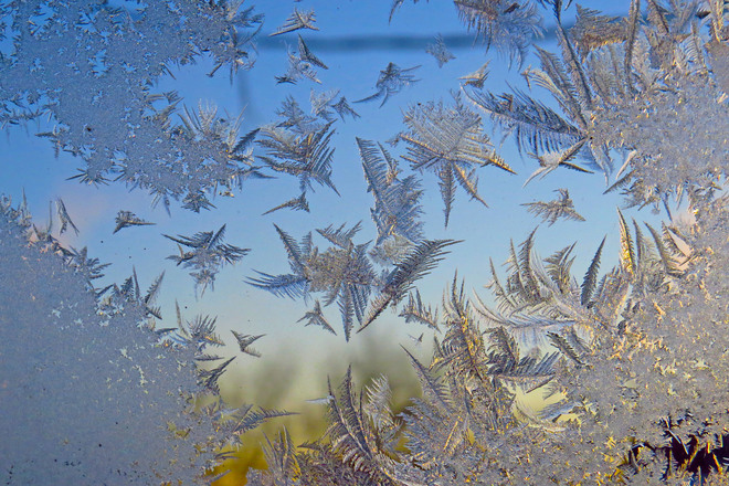 ice crystals Toronto, Ontario Canada