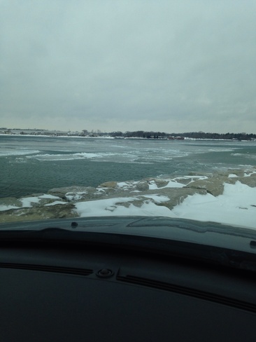 Icey waters Corunna, Ontario Canada