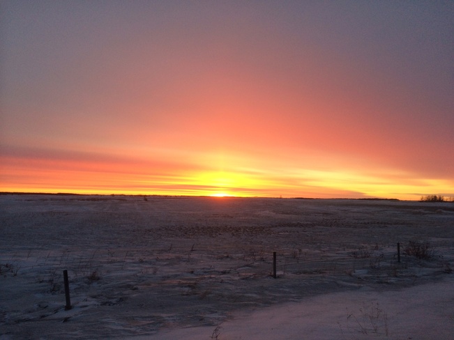 sunrise Virden, Manitoba Canada